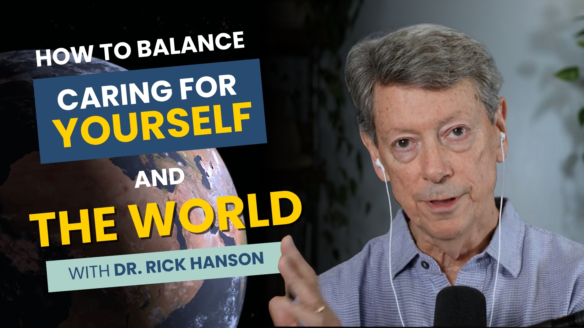 Talk + Meditation: How to Balance Caring for Oneself and Caring for the World