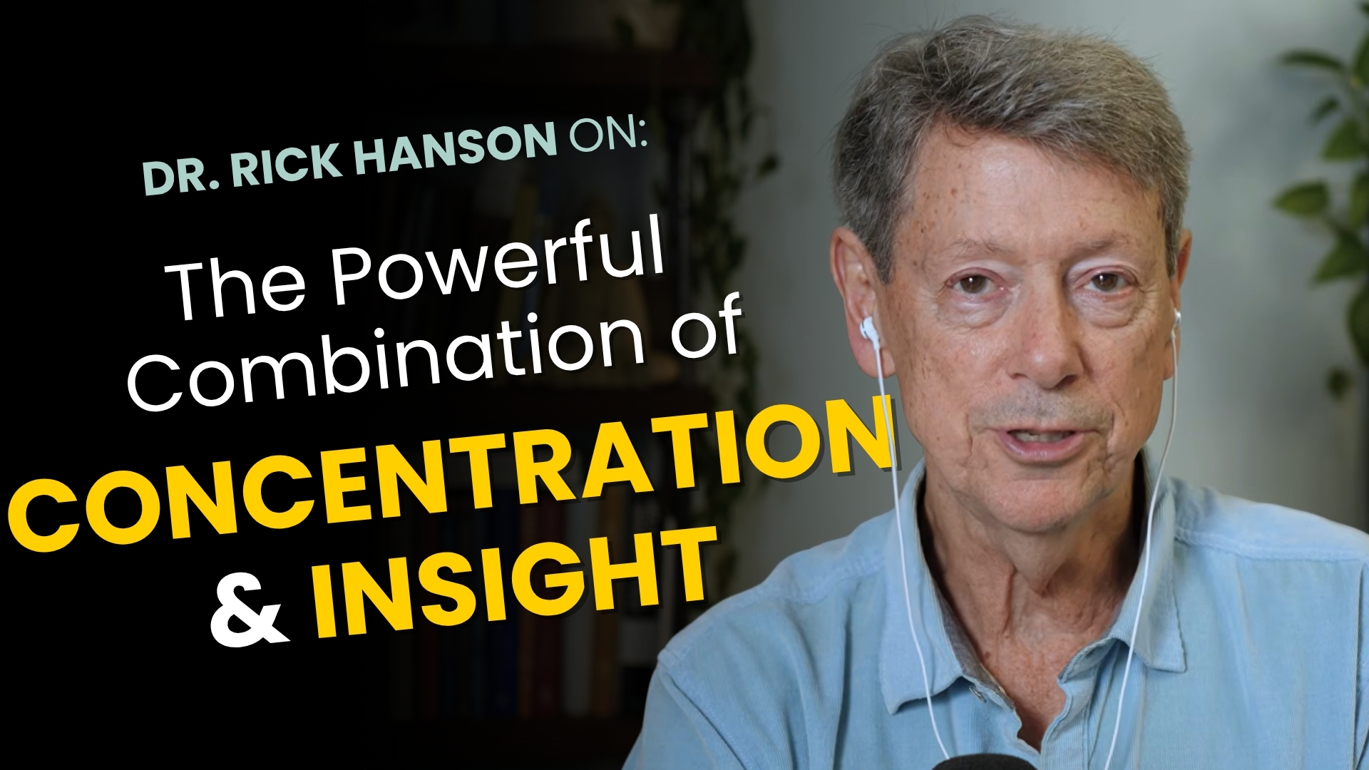 Talk + Meditation: The Powerful Combination of Concentration and Insight