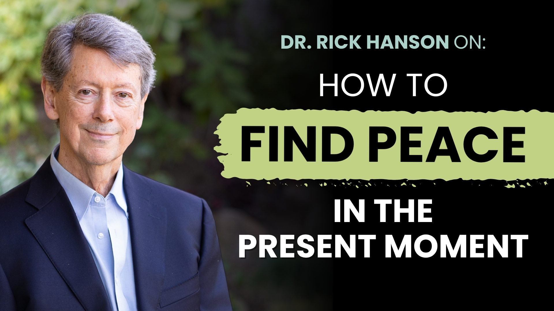 Talk + Meditation: How to Find Peace in the Present Moment