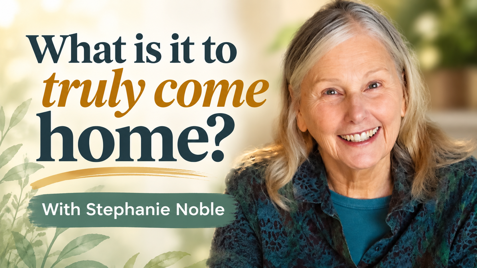 Talk + Meditation: What Is It To Truly Come Home?